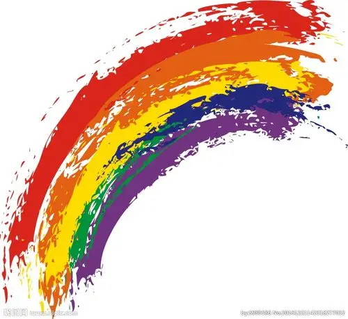 彩虹图案图片