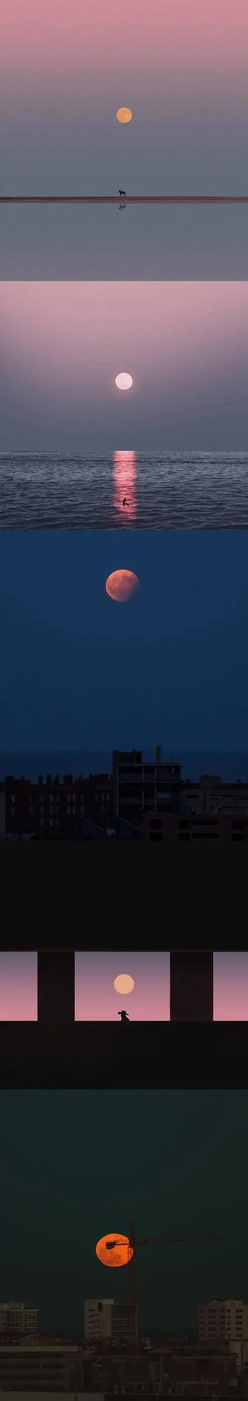 月亮 背景图微博@关于壁纸侵删