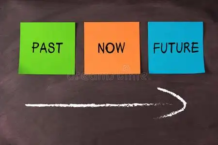 过去和未来过去,现在和未来照片