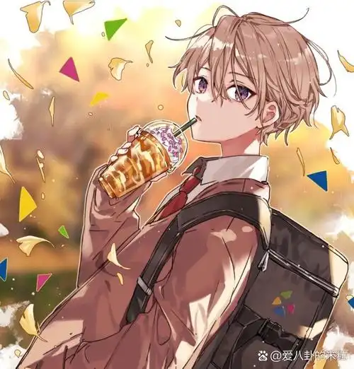 学院风少年感动漫男生头像