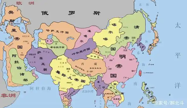 了太平洋沿岸;荷兰,西班牙,葡萄牙等国的殖民势力已经到达了东南亚