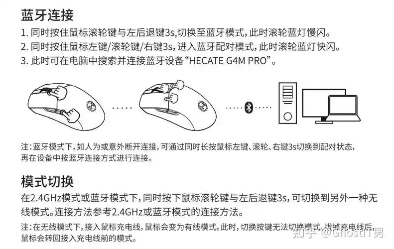 聊一款声学大厂出的电竞鼠标hecateg4mpro三模无线游戏鼠标使用体验