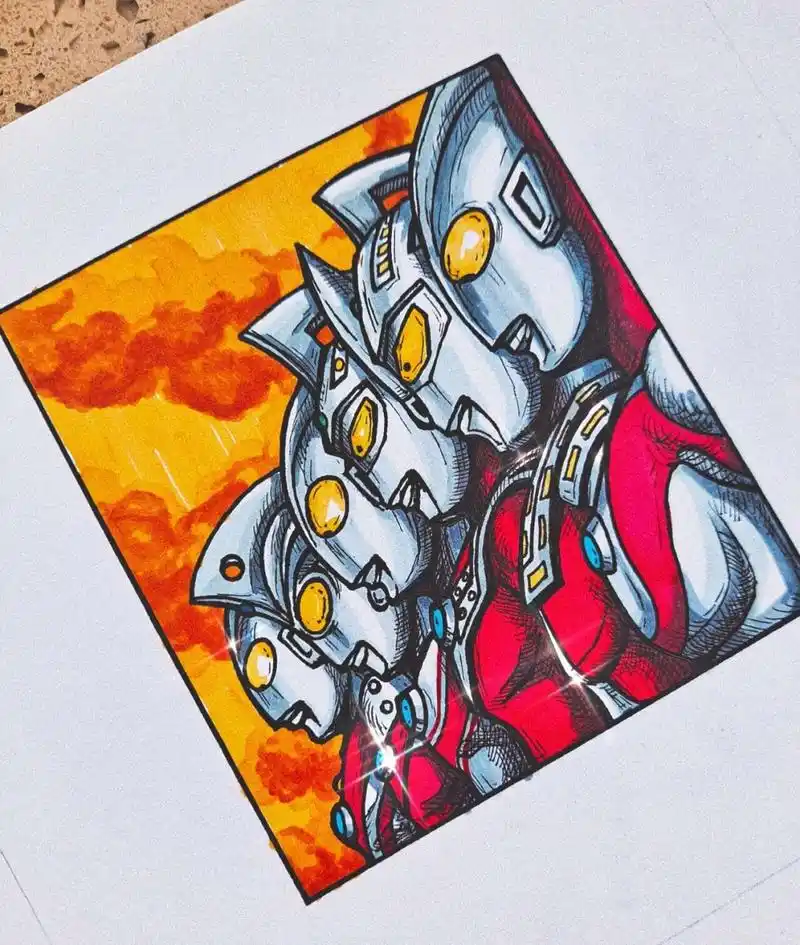 随手画 奥特六兄弟 奥特六兄弟是光之国的重要核心,也是最经典的奥特