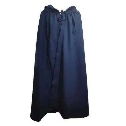 中国加绒风斗披风禅修宽松连帽大氅外套国风风衣