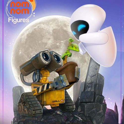 wall-e机器人瓦力3d高精度打印模型未上色gk摆件【8天内发货】