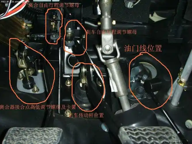 因为下面可以调的9395 | 回复: 166 远景论坛 离合器踏板高度调节