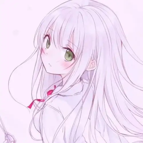 二次元少女头像动漫卡通头可爱女生