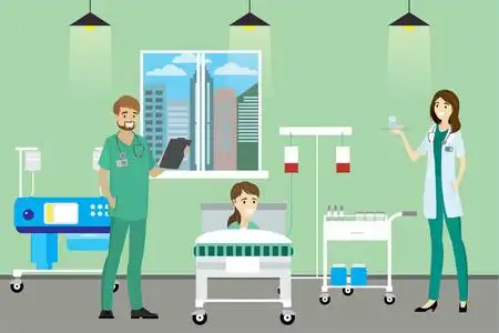 护士和病人图片-护士和病人素材-护士和病人插画-摄图新视界