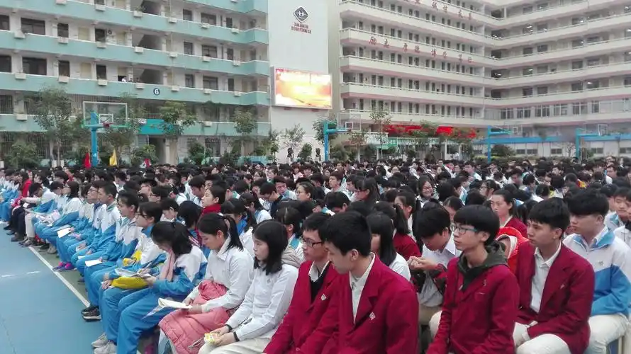 湛江市第二十一中学高三百日誓师大会掠影