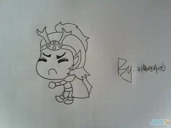 策儿教你画三国杀第二季之萌货武将周瑜