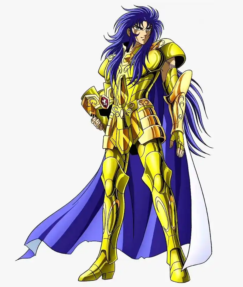 一组tv版《圣斗士星矢》黄金圣斗士原画欣赏,人物不全但十分生动.