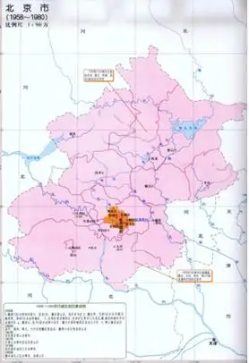 地图演变北京市