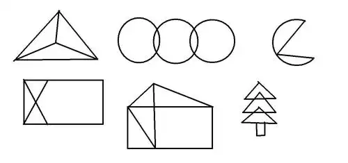 哪位大师能够一笔画成啊,不走重复路线!