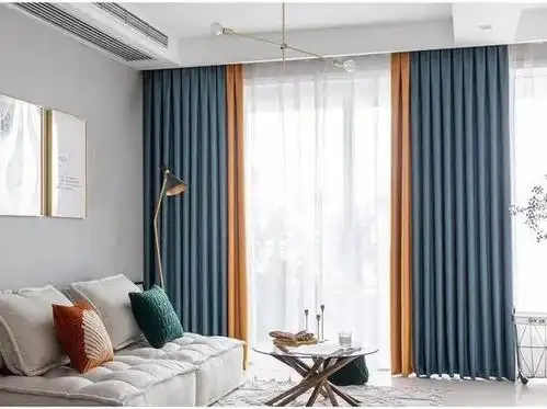 盘点2020年最火的轻奢风拼色窗帘