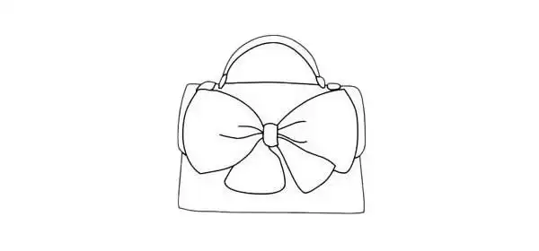 包包简笔画的画法步骤教程及图片大全