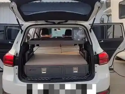 大众老途观,无损改装让suv秒变床车就是这么轻松,户外3度移动电源,#床