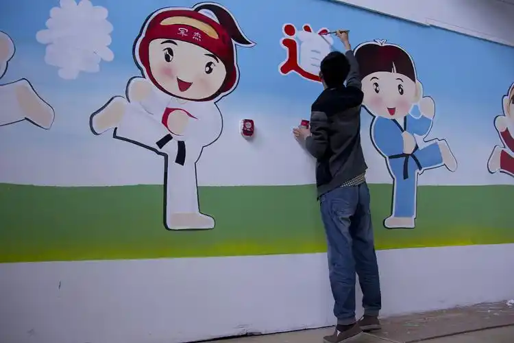 青岛绘美时尚装饰工程有限公司墙绘案例分享5