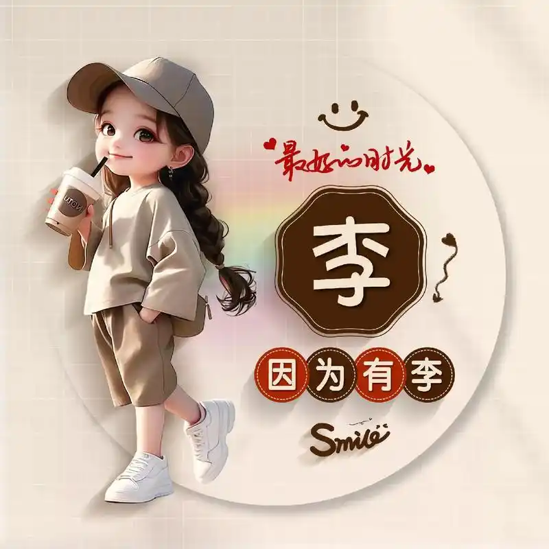 头像2024最新款图片 #专属姓氏头像 #头像设计 #就是 - 抖音