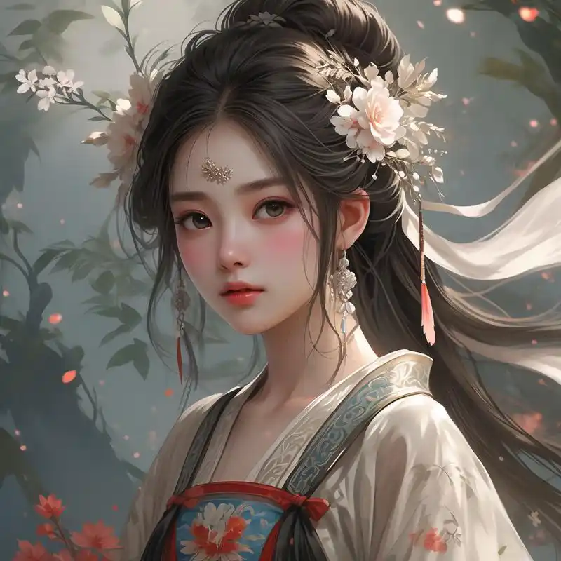 二次元古风女神头像94