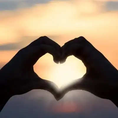 爱心手势头像