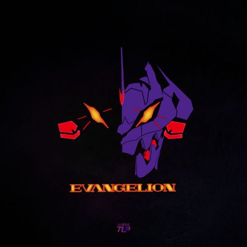 tlp镂空车贴 eva初号机头像觉醒态暴走evangelion新世纪福音贴纸