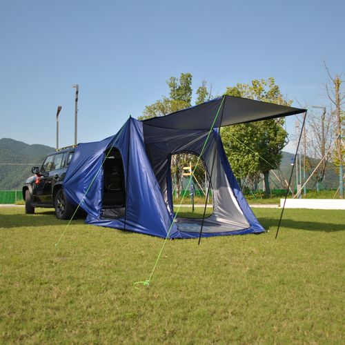 狮子龙户外露营床车帐篷车尾延伸拓展帐篷,自驾游车尾帐篷车帐一体式