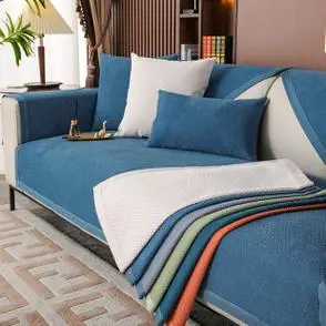 轻奢风沙发垫四季通用皮沙发坐垫子简约防滑盖布沙发套罩2023新款