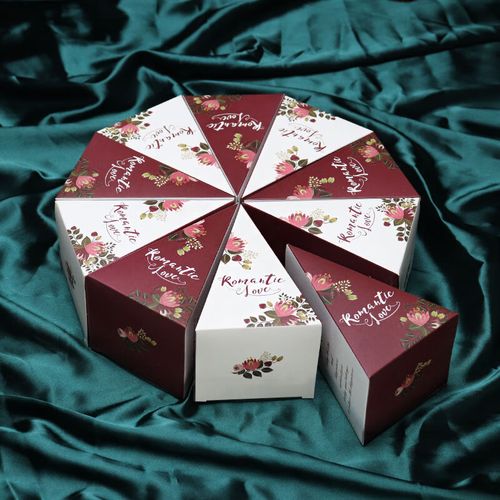 结婚欧式型喜糖盒子纸盒创意包装盒中国风婚礼糖盒摆桌糖果盒 红白