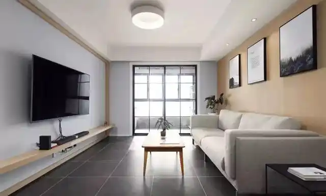 简简单单的吊顶,提升客厅的档次!