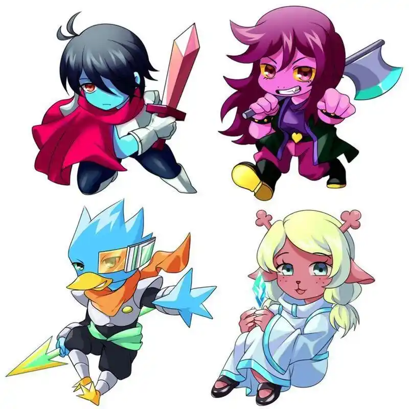 三角符文/deltarune 同人 还是很喜欢三角符文于是来发一下∠( 31