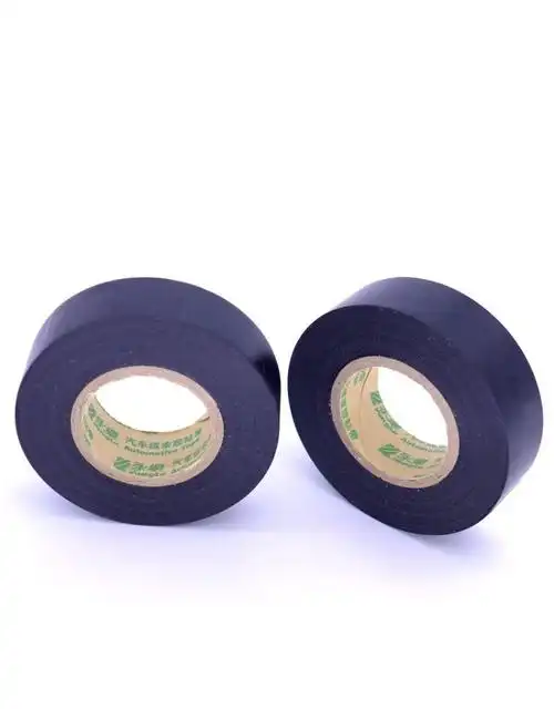 永乐电工胶带超薄超粘pvc阻燃防水绝缘黑胶带电胶布汽车线束胶带_7折