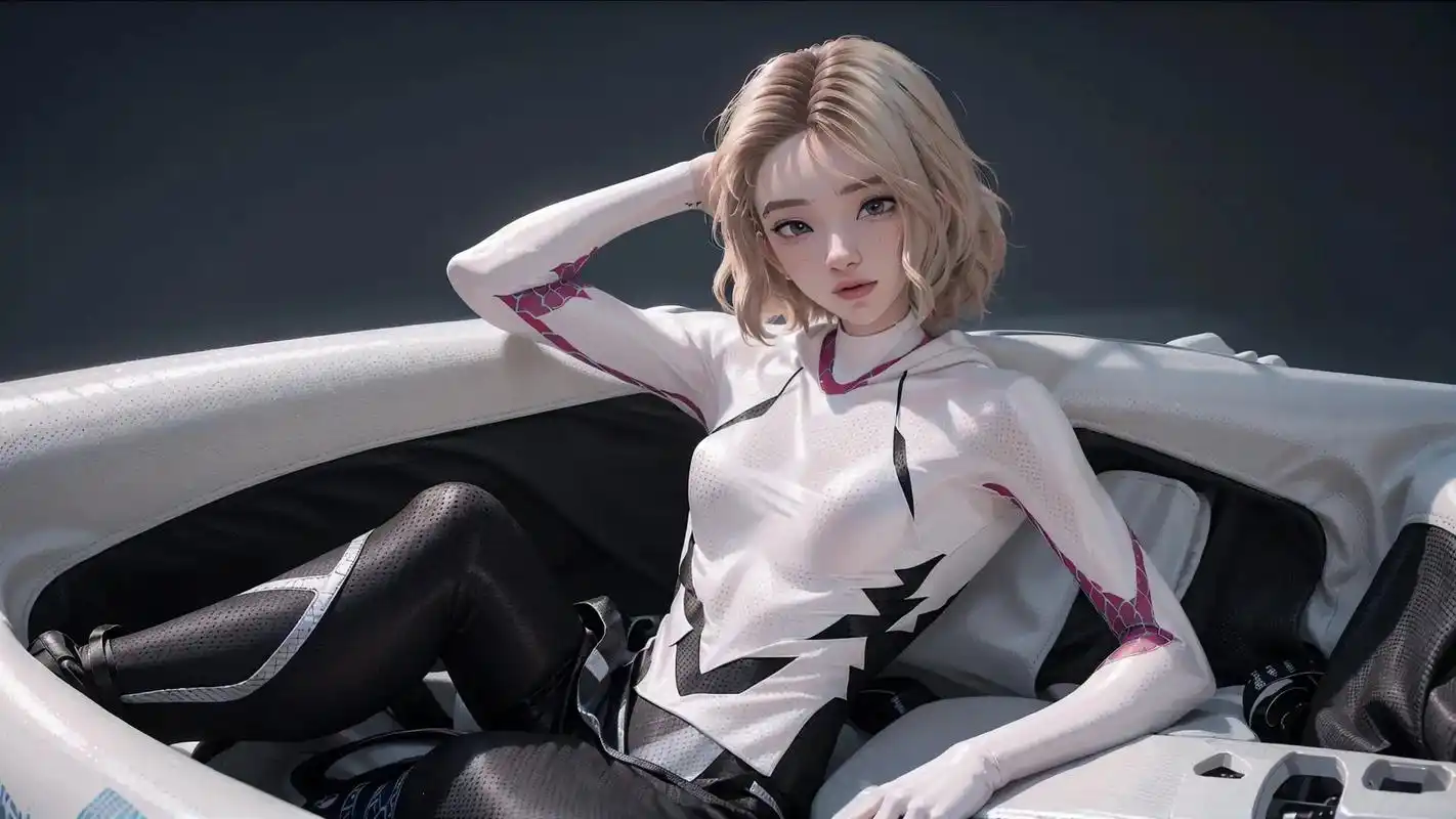 是独一无二的女蜘蛛侠!电脑壁纸来啦! #a - 抖音