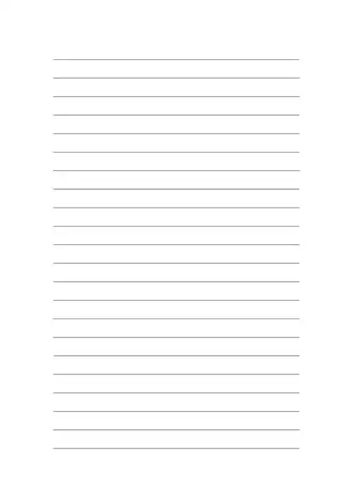 a4带横线稿纸模板共2页