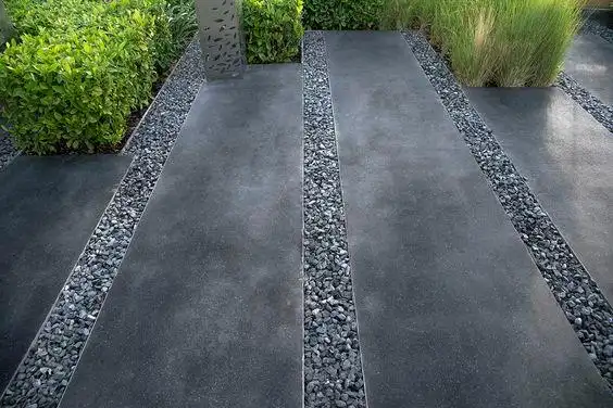 地面铺装成这样就行了 - 成都芳草居园林景观设计公司