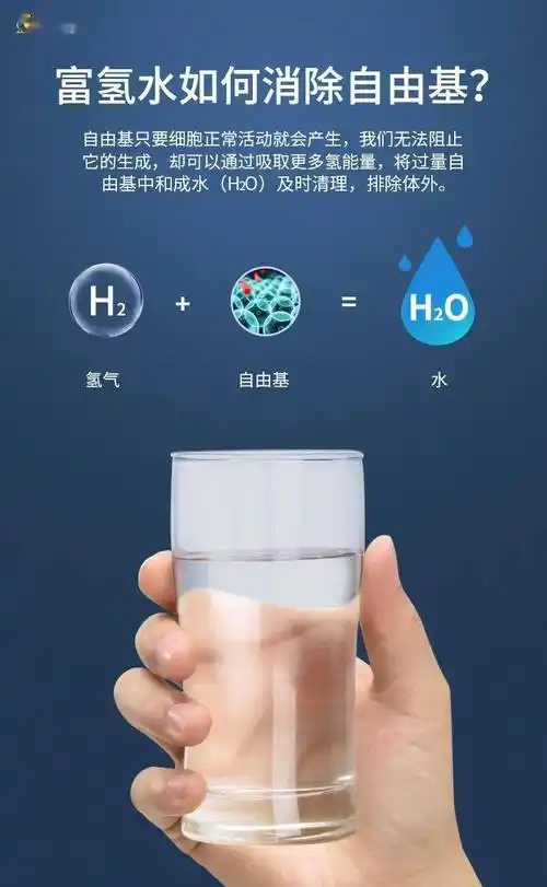 富氢水是一种健康无副作用的人体抗氧化物,集高溶氢量,小分子水为一体