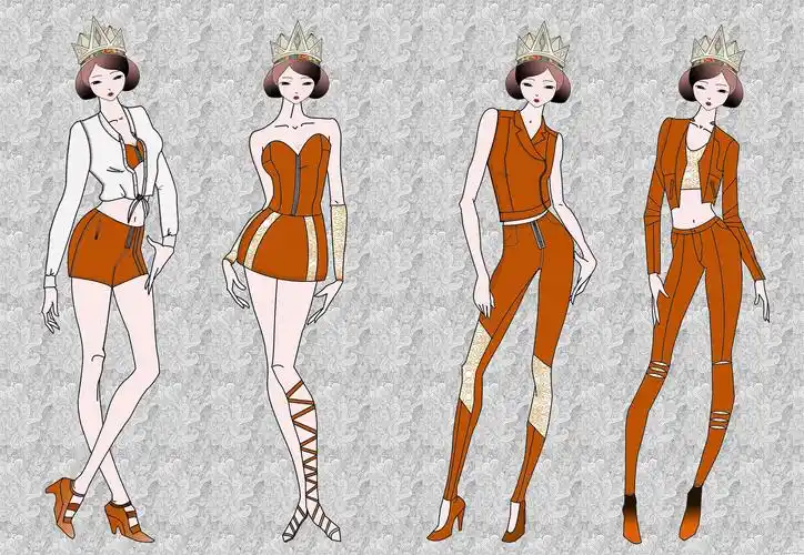 融合归属:女装款式-休闲套装格式:jpg尺寸:创意:以融合为设计理念,将