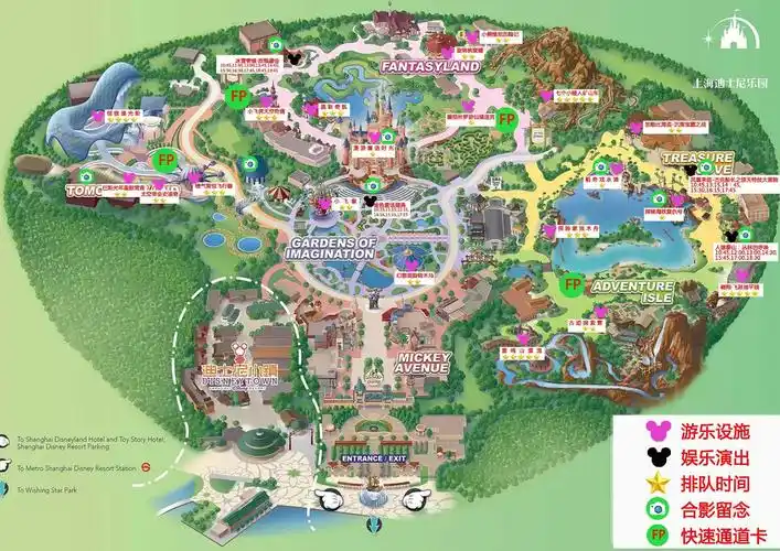 之前玩香港迪士尼,我们就提前规划好路线,领着一帮小娃娃绕开人群玩完