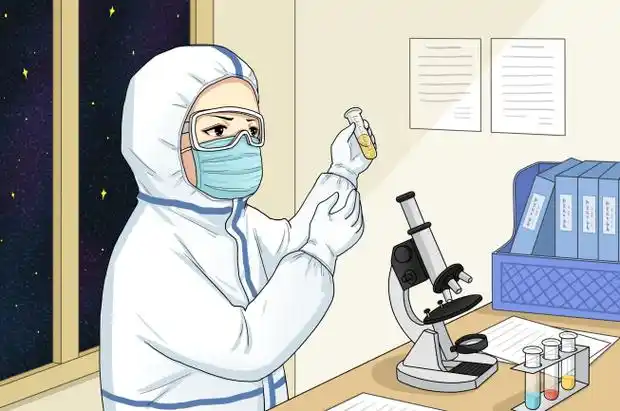 动漫微时讯:抗击疫情漫画作品《穿防护服做研究的医生》