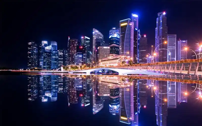 唯美城市夜景图片电脑壁纸