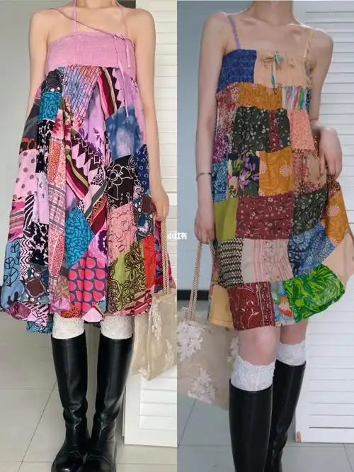 0269♀15vintage#小众破烂裙_复古_小众_裙子_vintage_时尚_穿