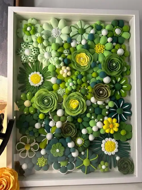 超轻粘土手工画大合集 颜色搭配表,收藏和孩子一起做吧!#超轻粘土