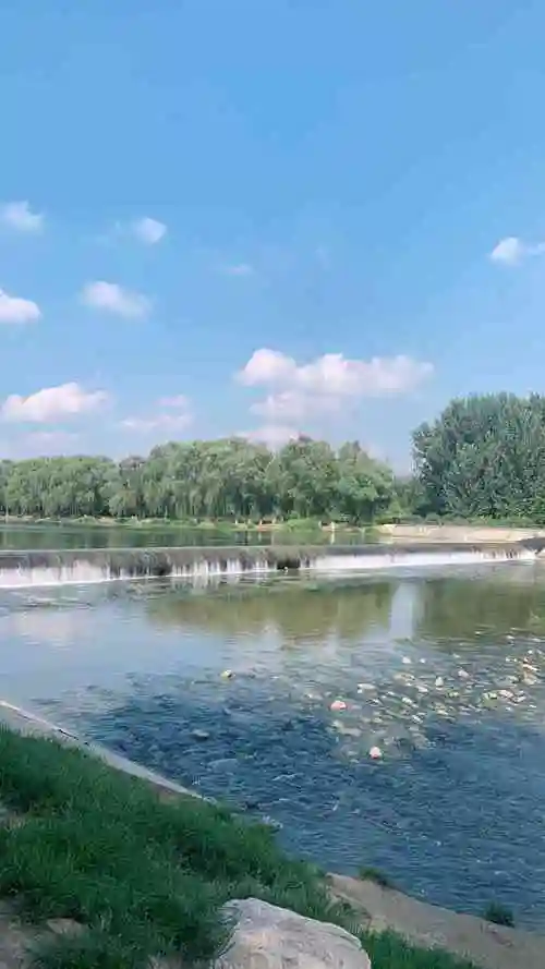 房山新城滨水森林公园-"端午节放假,想着来河边抓抓鱼,弄个吊床躺.