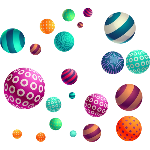 创意立体彩色几何图案素材元素