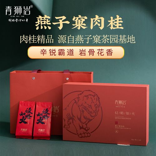 青狮岩正宗武夷岩茶燕子窠肉桂特级茶叶乌龙茶大红袍过年春节送长辈茶