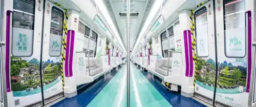 长沙地铁"永州号"全面换刊 "千年打卡胜地"持续邀约