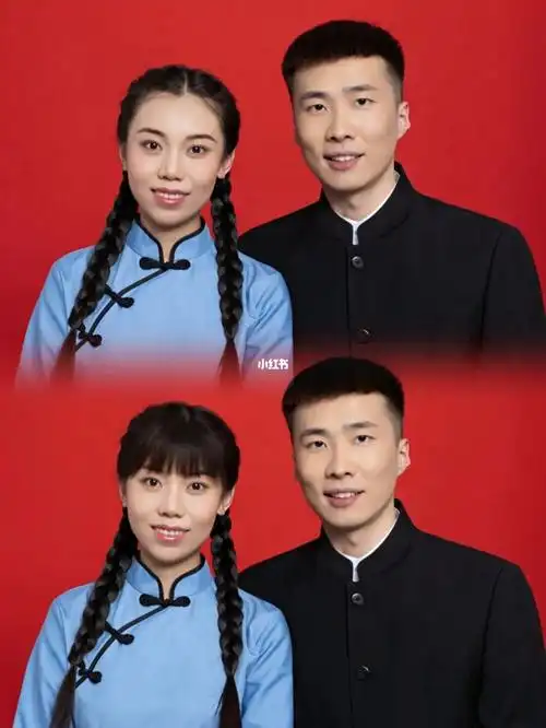 民国风结婚登记照