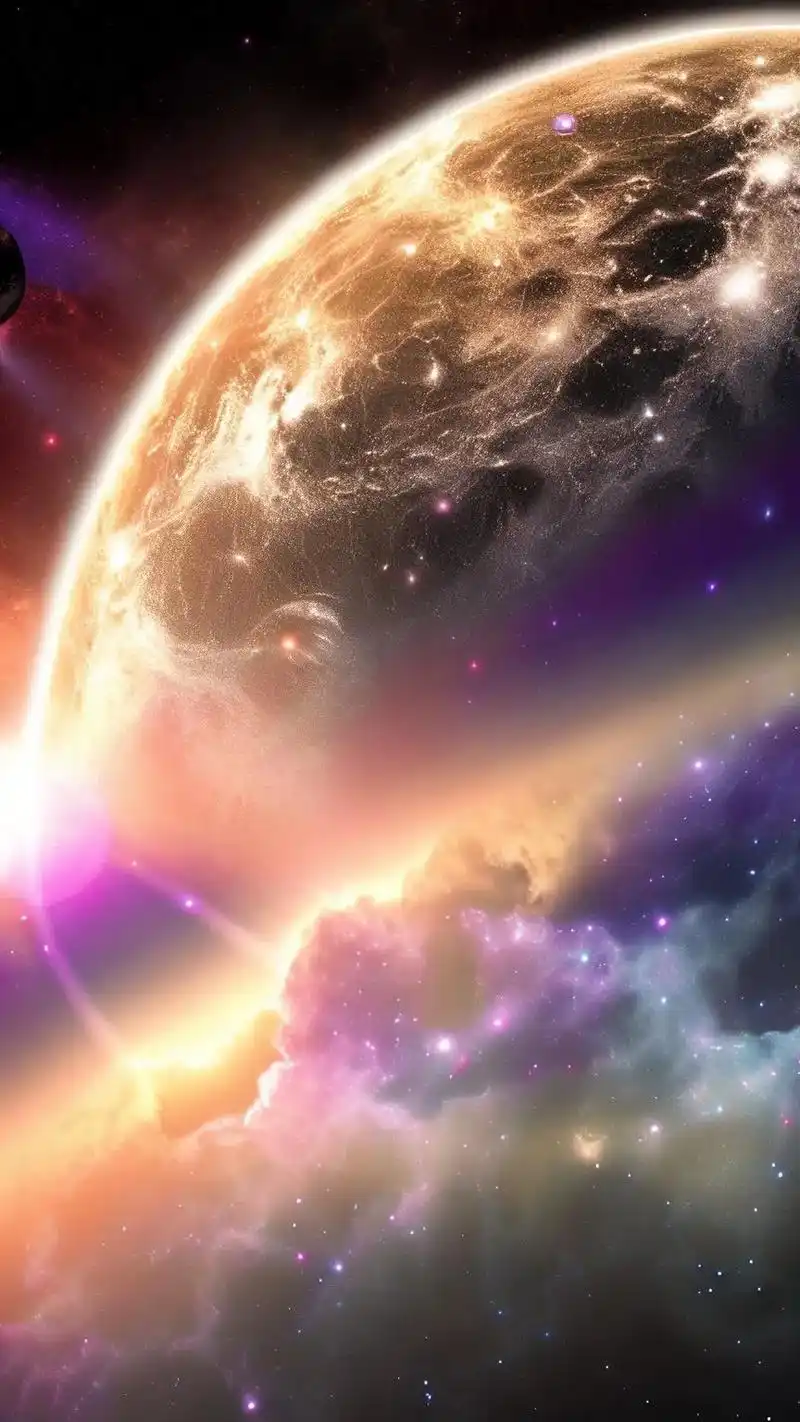 科幻星系壁纸.#宇宙浩瀚无垠 #高清壁纸 - 抖音