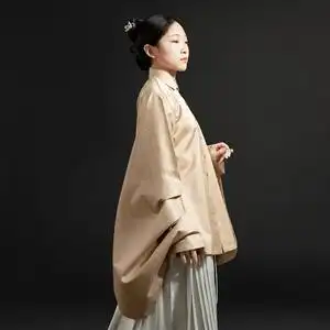 琵琶袖汉服真丝