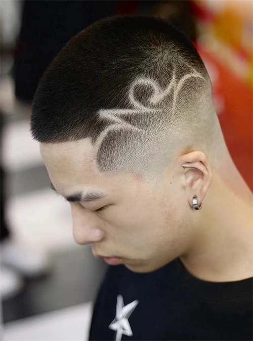男生发型雕刻设计 酷炫侧面雕刻后脑勺雕刻_时尚男发 - 美发站