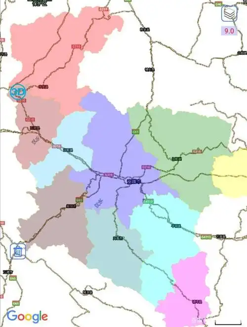 安康市1区9县,城区面积排名,最小县城只有1平方公里,你家乡第几